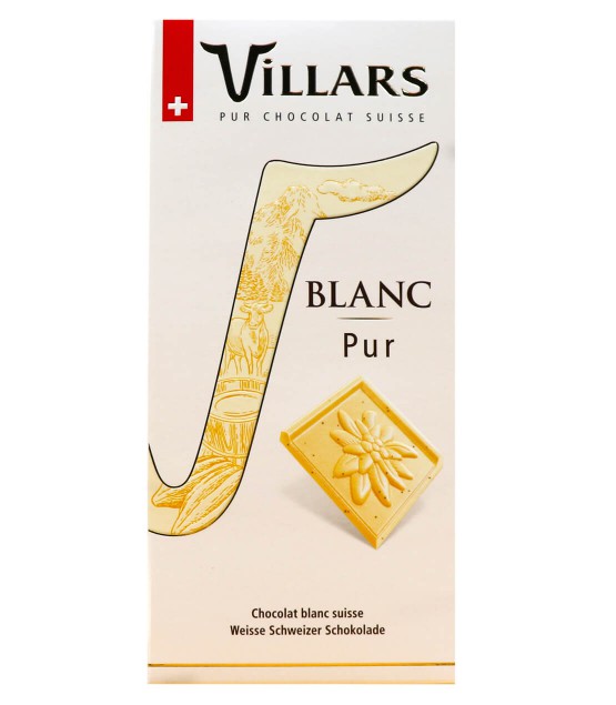Tablette 100 g Collection Pure de Chocolat Suisse Blond - Villars