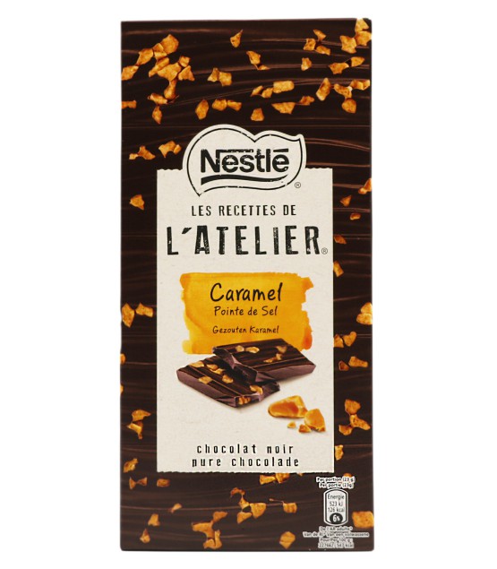 helling Tonen klok Nestlé, Les Recettes De L'Atelier, Caramel, Pinch Of Salt, Dark Chocolate